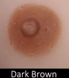 Areola brown